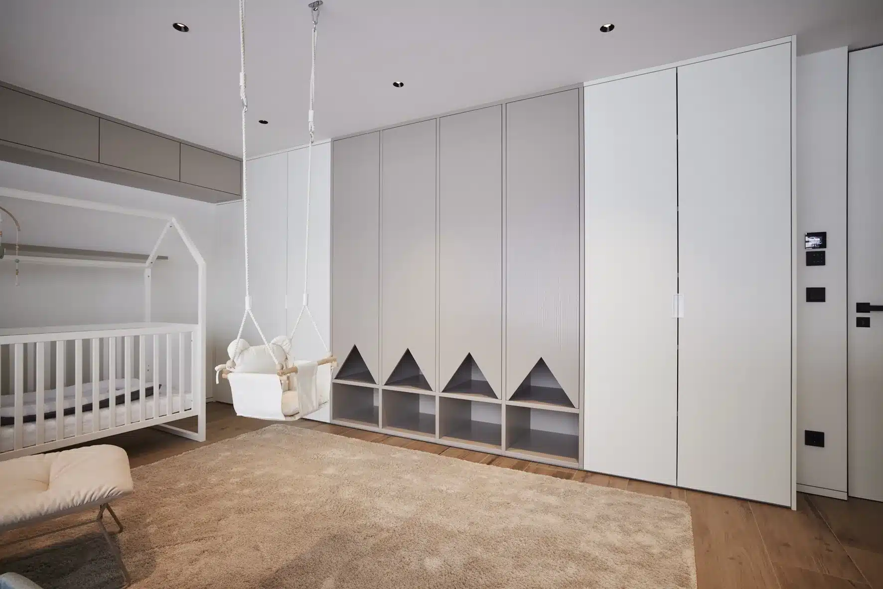 Mitwachsender Einbauschrank im Kinderzimmer